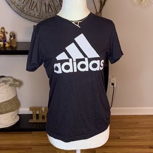 Black Adidas performance tee
